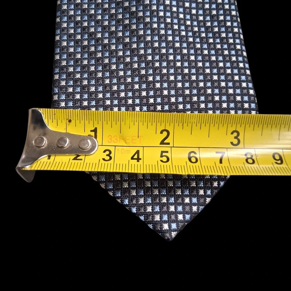 Vtg Brooks Brothers Men's XL Silk Rep Tie Geometric Multicolor Made USA 90's Y2K